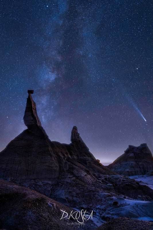 Comet C/2023 A3 and Bisti