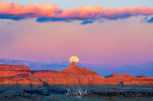 Angel Peak Full Moon