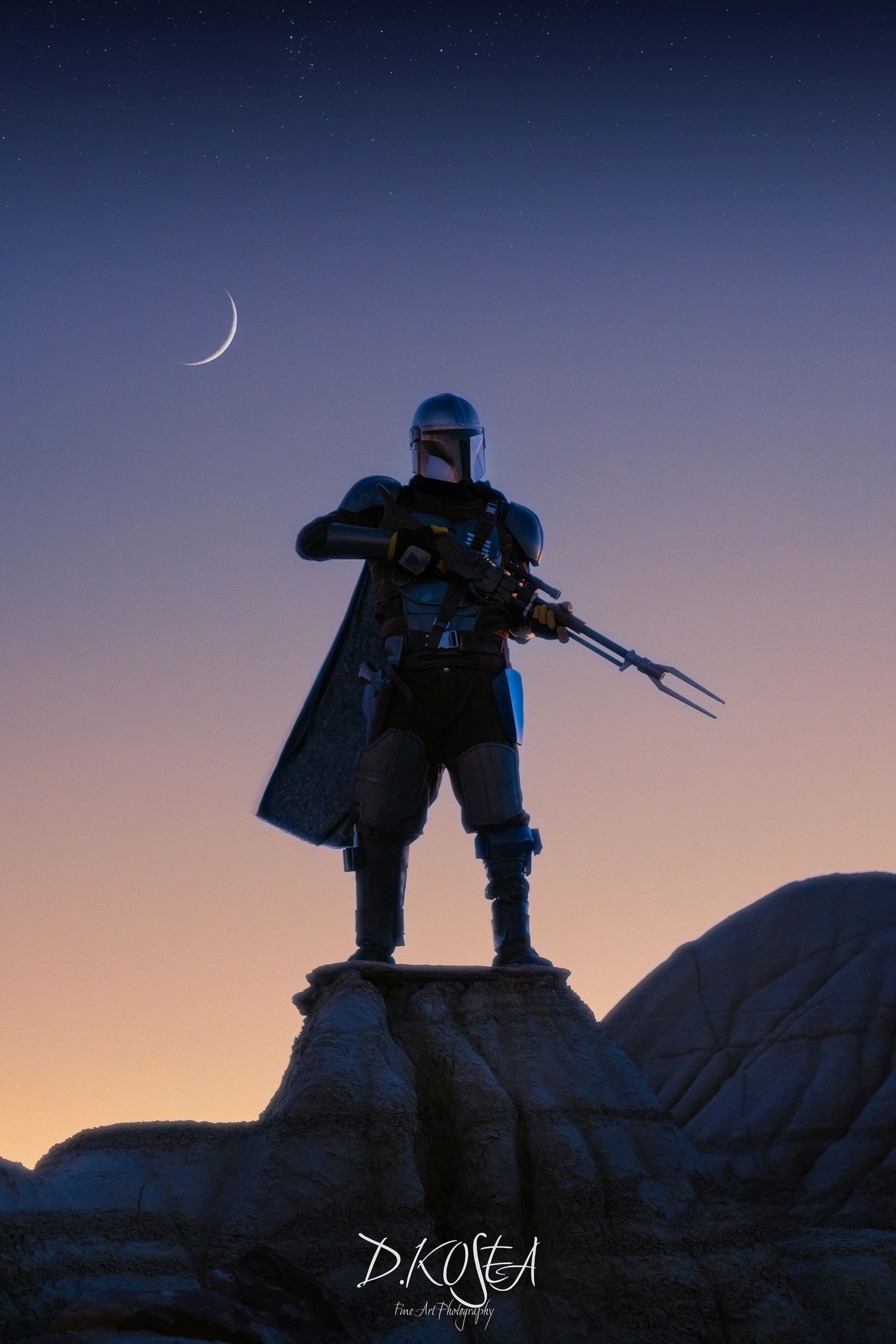 Mandalorian in the Badlands