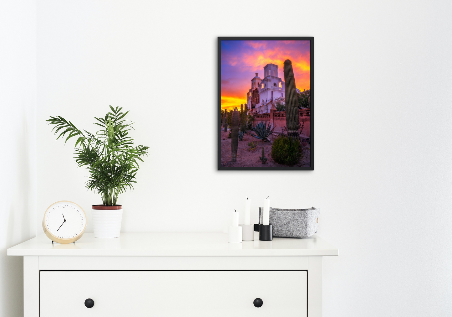 San Xavier Sunset-Portrait